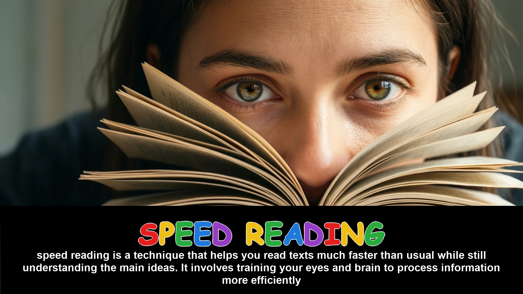 English Illustration for speed reading